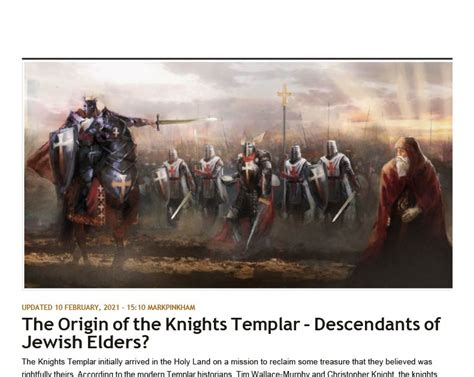 The Origin of the Knights Templar – Descendants of Jewish .